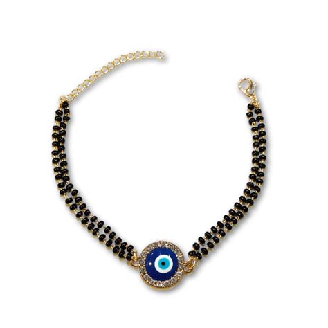 Buy PRADHAN ACCESSORIES Mangalsutra Bracelet for Women, 2-Layered Gold ...