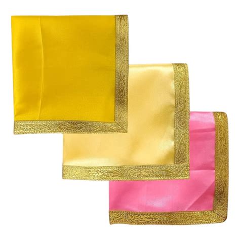 RMCG Traders Pooja Cloth, Pooja Cloth for Mandir, Pooja Chowki Aasan ...