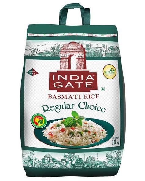 India Gate Regular Choice Basmati Rice 10 Kg Pack