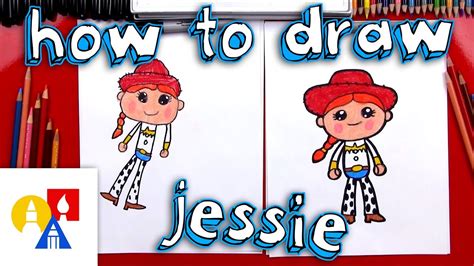 How To Draw Cartoon Jessie From Toy Story - YouTube