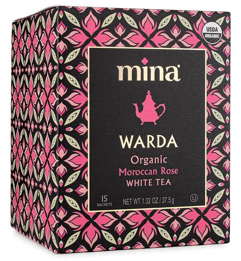 Mina Warda Organic Moroccan Rose White Tea, 15 India | Ubuy
