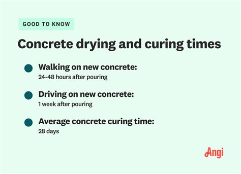 How Long Does It Take Concrete to Dry and Cure? | Angi