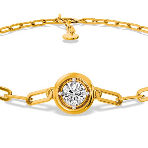 Orbit 9KT Gold Laboratory Grown Diamond Bracelet – PALMONAS
