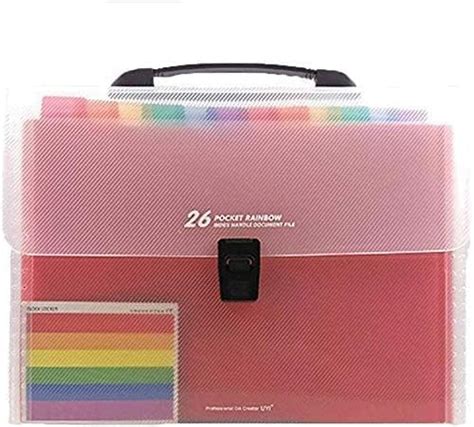 LEXSO File Organizer, A4/Letter Size Portable Accordion Folder,High ...