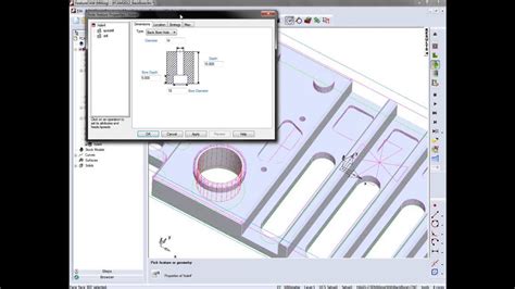 Image result for Back Bore FeatureCAM
