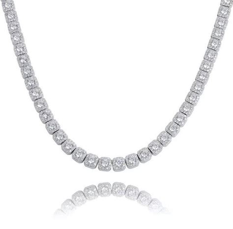 Clustered Tennis Chain – THE ANNEAUX