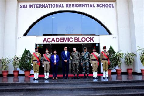 Lieutenant Colonel D. Moitra's Insightful Visit to SIRS - Best Boarding ...