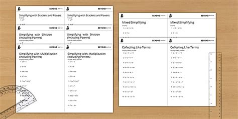 👉 Simplifying Algebraic Expressions Pack 2 | Beyond