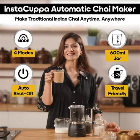 Automatic Chai Maker 400ML with Auto Shut-Off | InstaCuppa