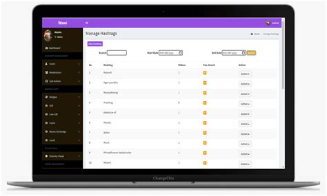 Twitch Clone App Admin Panel – Omninos Technologies