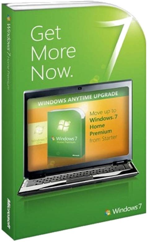 MICROSOFT Windows Anytime Upgrade Win 7 Starter to Win 7 Home Premium ...