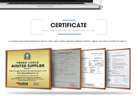 Company Overview - Ruian Tongda Machine Manufacturing Co., Ltd.