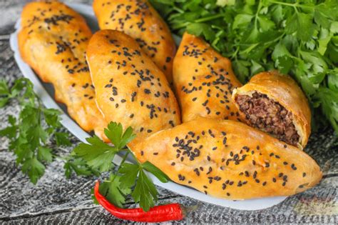Рецепт: Пирожки с ливером на RussianFood.com