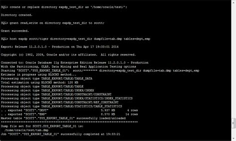 Image result for Impdp Command Examples