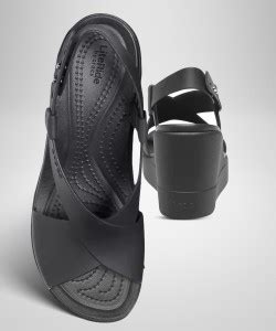 CROCS Brooklyn Women Black Wedges - Buy Black Color CROCS Brooklyn ...