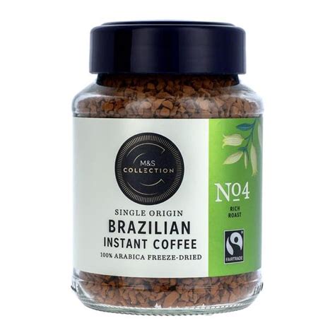 M&S Collection Single Origin Brazilian Instant Coffee 100% Arabica ...