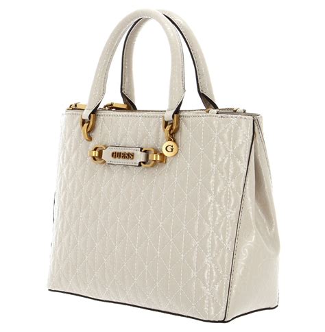 GUESS shoulder bag Aveta Status Satchel Stone | Buy bags, purses ...