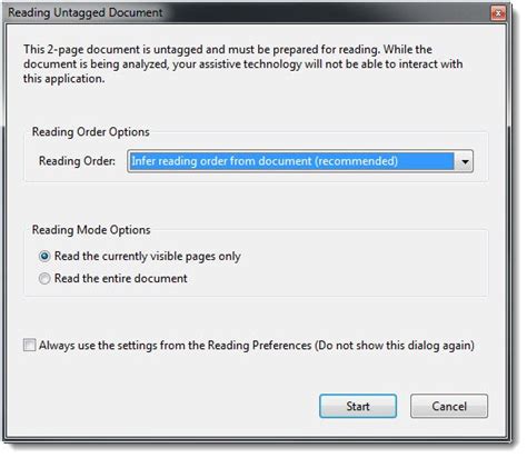 Image result for Adobe Accessibility Setup Assistant