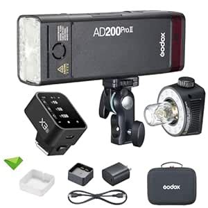 GODOX AD200 Pro II AD200Pro II 200Ws 2.4G Flash with Godox X3-S Trigger ...