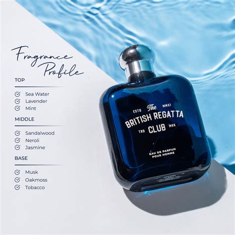 Laurelle London The British Regatta Club Blue Perfume For Men 100ml