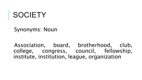 Institution Synonym