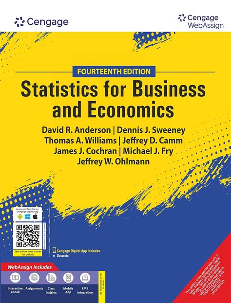 Statistics for Business & Economics with WebAssign, 14th Edition ...