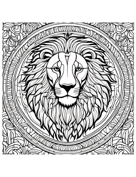 Adult Coloring Page | 25 Animal Mandalas | Instant Download I Printable ...