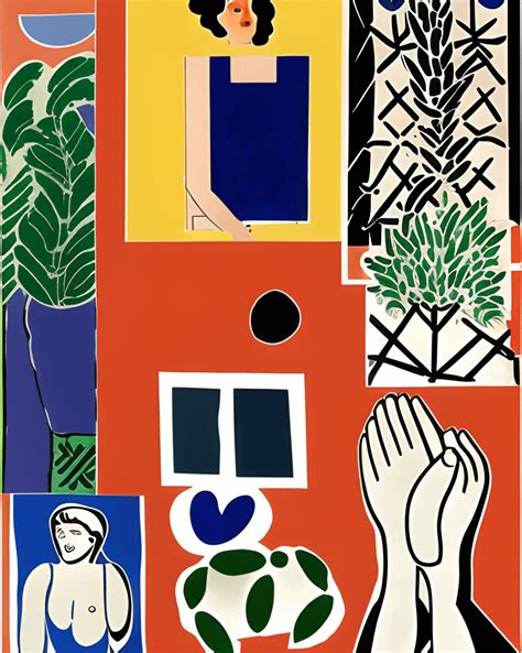 Roman Antic Collage Illustrations by Henri Matisse · Creative Fabrica