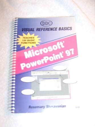 Microsoft Powerpoint 97 (Visual Reference S.) : Shmavonian, R: Amazon ...