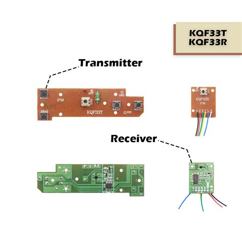 4CH RC Remote Control Wireless Transmitter and Receiver Circuit Board