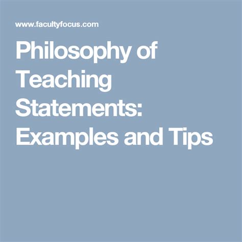Philosophy Statement Examples 的图像结果