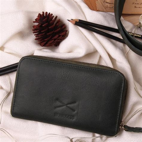 Essential Wallet -Dark Green – Brandless