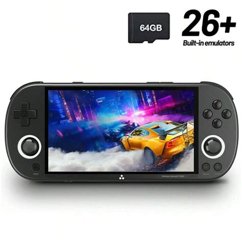 Trimui Smart Pro Handheld Game Console 4.96-Inches Display Game Console ...