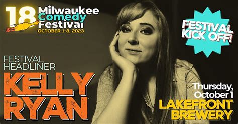 Kelly Ryan at Milwaukee Comedy Festival, Lakefront Brewery, Milwaukee ...
