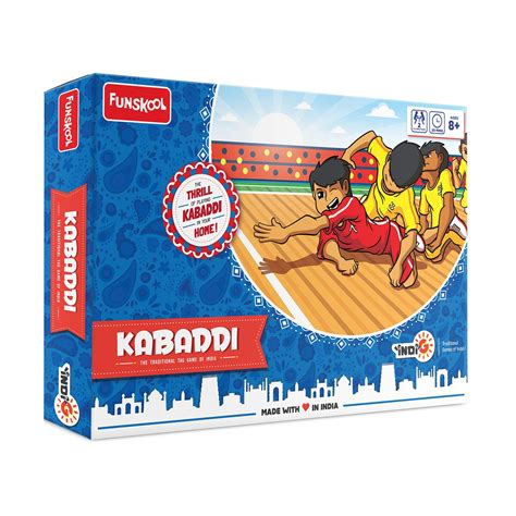 Buy Funskool Kabaddi: The Traditional Tag Game of India, Multicolor ...