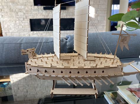 My first model! Took about a week lol. Geobukseon (Korean turtle ship ...
