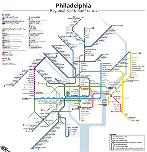 Philadelphia Transit Map | Gadgets 2018