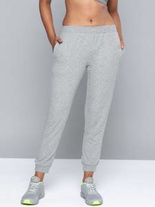 HRX by Hrithik Roshan Solid Women Grey Track Pants - Buy HRX by Hrithik ...