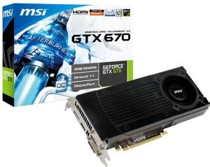 MSI N670GTX-PM2D2GD5/OC GDDR5 2 GB NVIDIA Chipset 256 bit 965 MHz ...