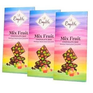 Expelite Premium Mix Fruits Chocolate Bar Combo | 35 Grams Each (Pack ...