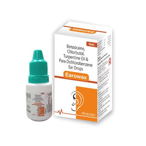 EAROWAX-Ear Drops Mediere Pharmaceuticals Pvt Ltd