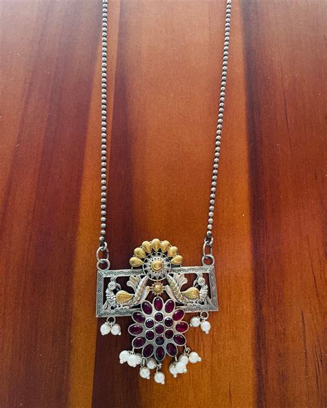 Nrityaakshi | Silver Plated Dual-Tone Fusion Handcrafted Statement Nec ...