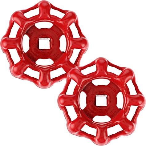 Mozeat Lens 2 Pack Outside Faucet Handles Replacement Faucet Round ...