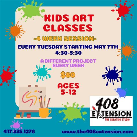 Art Classes - 4 Week Session In May, 4440 Gretna Road (Suite 118 ...