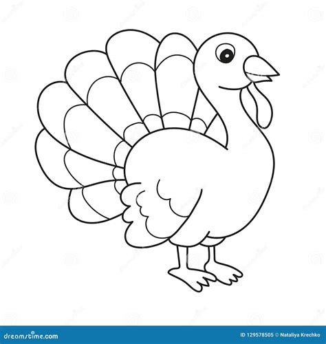 Turkey Drawing Black And White
