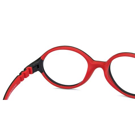 Buy Kids Glasses: Matte Black Red Full Rim Round Kids 2-5 yrs Lenskart ...