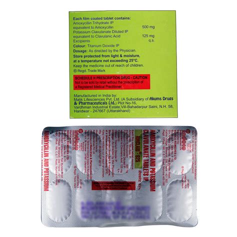 Amclaid 625 mg Tablet | Uses, Side Effects, Price | Apollo Pharmacy