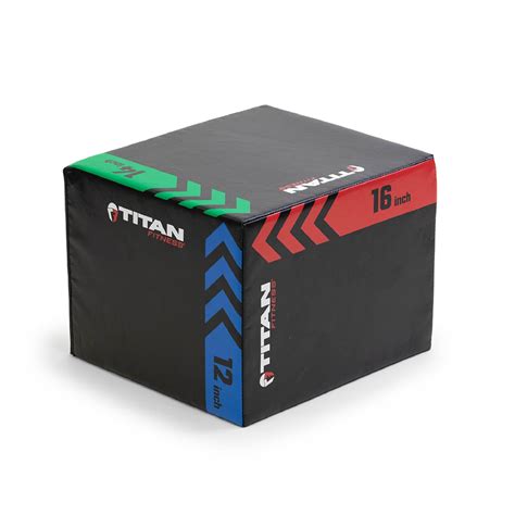 Buy Titan Fitness Heavy Foam Plyometric Jump Box, Pro-Duty Foam Plyo ...