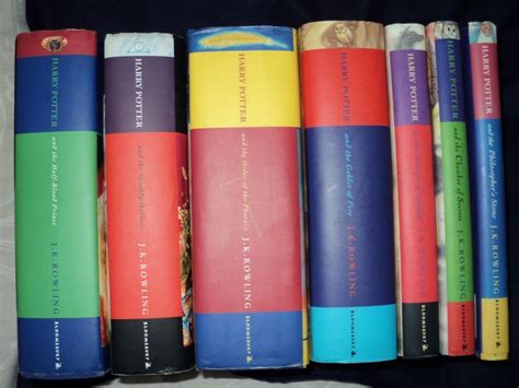 Harry Potter Complete Set Of 7 Hardback Bloomsbury First Edition Books ...