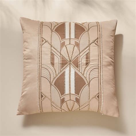 Buy Lucent Riva Embellished Cushion Cover - 40x40cm from Home Centre at ...